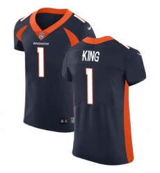 Men's Nike Denver Broncos #1 Marquette King Navy Blue Alternate Vapor Untouchable Elite Player NFL Jersey