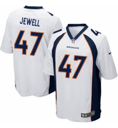 Men's Nike Denver Broncos #47 Josey Jewell Game White NFL Jersey