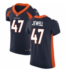 Men's Nike Denver Broncos #47 Josey Jewell Navy Blue Alternate Vapor Untouchable Elite Player NFL Jersey