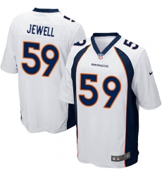 Men's Nike Denver Broncos #59 Josey Jewell Game White NFL Jersey