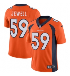 Men's Nike Denver Broncos #59 Josey Jewell Orange Team Color Vapor Untouchable Limited Player NFL Jersey