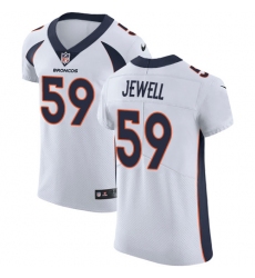 Men's Nike Denver Broncos #59 Josey Jewell White Vapor Untouchable Elite Player NFL Jersey