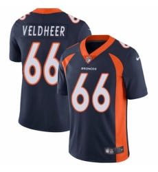 Men's Nike Denver Broncos #66 Jared Veldheer Navy Blue Alternate Vapor Untouchable Limited Player NFL Jersey