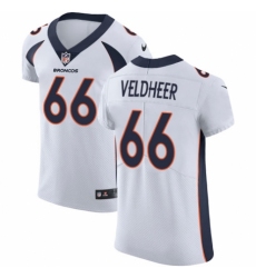 Men's Nike Denver Broncos #66 Jared Veldheer White Vapor Untouchable Elite Player NFL Jersey