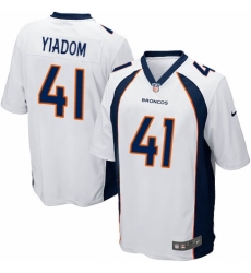 Men's Nike Denver Broncos #41 Isaac Yiadom Game White NFL Jersey