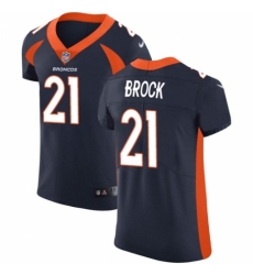 Men's Nike Denver Broncos #21 Tramaine Brock Navy Blue Alternate Vapor Untouchable Elite Player NFL Jersey