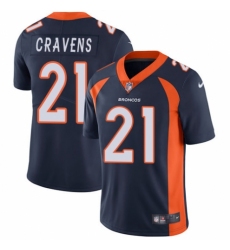 Youth Nike Denver Broncos #21 Su'a Cravens Navy Blue Alternate Vapor Untouchable Limited Player NFL Jersey