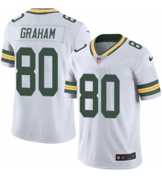 Youth Nike Green Bay Packers #80 Jimmy Graham White Vapor Untouchable Limited Player NFL Jersey