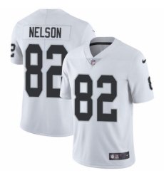 Youth Nike Oakland Raiders #82 Jordy Nelson White Vapor Untouchable Elite Player NFL Jersey