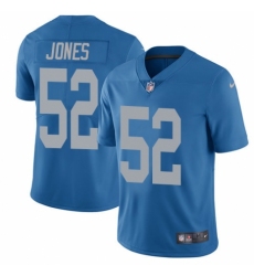 Youth Nike Detroit Lions #52 Christian Jones Blue Alternate Vapor Untouchable Elite Player NFL Jersey