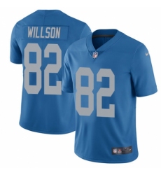 Youth Nike Detroit Lions #82 Luke Willson Blue Alternate Vapor Untouchable Limited Player NFL Jersey