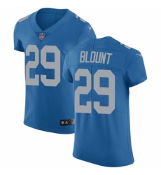 Men's Nike Detroit Lions #29 LeGarrette Blount Blue Alternate Vapor Untouchable Elite Player NFL Jersey