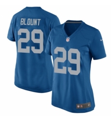 Women's Nike Detroit Lions #29 LeGarrette Blount Game Blue Alternate NFL Jersey