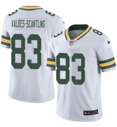 Youth Nike Green Bay Packers #83 Marquez Valdes-Scantling White Vapor Untouchable Elite Player NFL Jersey