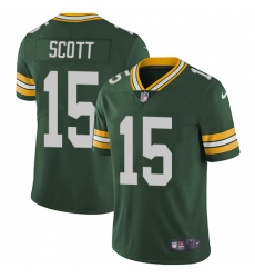 Youth Nike Green Bay Packers #15 JK Scott Green Team Color Vapor Untouchable Limited Player NFL Jersey