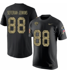 NFL Men's Nike Jacksonville Jaguars #88 Austin Seferian-Jenkins Black Camo Salute to Service T-Shirt