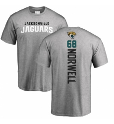 NFL Nike Jacksonville Jaguars #68 Andrew Norwell Ash Backer T-Shirt