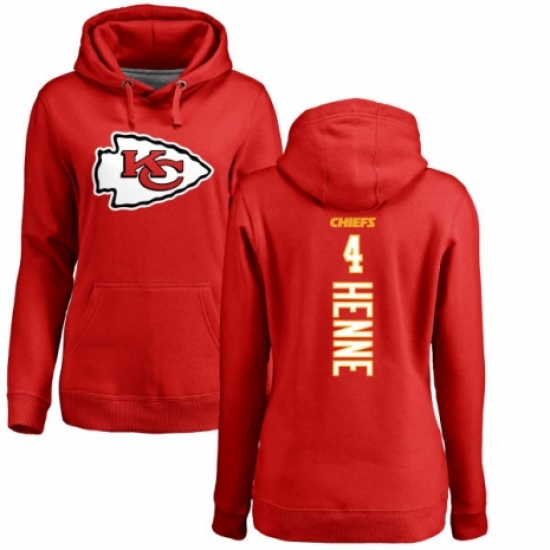 NFL Women's Nike Kansas City Chiefs #4 Chad Henne Red Backer Pullover ...