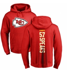 NFL Nike Kansas City Chiefs #57 Breeland Speaks Red Backer Pullover Hoodie