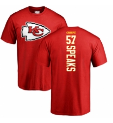 NFL Nike Kansas City Chiefs #57 Breeland Speaks Red Backer T-Shirt