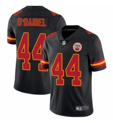 Youth Nike Kansas City Chiefs #44 Dorian O'Daniel Limited Black Rush Vapor Untouchable NFL Jersey