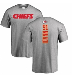 NFL Nike Kansas City Chiefs #91 Derrick Nnadi Ash Backer T-Shirt