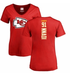 NFL Women's Nike Kansas City Chiefs #91 Derrick Nnadi Red Backer T-Shirt