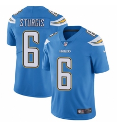 Youth Nike Los Angeles Chargers #6 Caleb Sturgis Electric Blue Alternate Vapor Untouchable Elite Player NFL Jersey