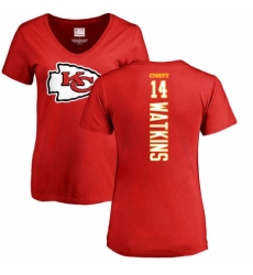 NFL Women's Nike Kansas City Chiefs #14 Sammy Watkins Red Backer T-Shirt