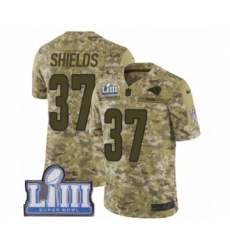 Men's Nike Los Angeles Rams #37 Sam Shields Limited Camo 2018 Salute to Service Super Bowl LIII Bound NFL Jersey