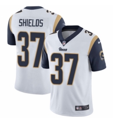 Men's Nike Los Angeles Rams #37 Sam Shields White Vapor Untouchable Limited Player NFL Jersey