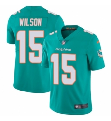 Youth Nike Miami Dolphins #15 Albert Wilson Aqua Green Team Color Vapor Untouchable Elite Player NFL Jersey