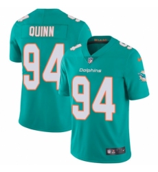 Youth Nike Miami Dolphins #94 Robert Quinn Aqua Green Team Color Vapor Untouchable Elite Player NFL Jersey