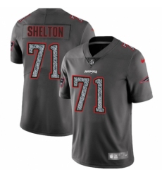 Youth Nike New England Patriots #71 Danny Shelton Gray Static Untouchable Limited NFL Jersey