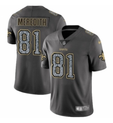 Youth Nike New Orleans Saints #81 Cameron Meredith Gray Static Vapor Untouchable Limited NFL Jersey