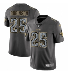 Men's Nike New Orleans Saints #25 Patrick Robinson Gray Static Vapor Untouchable Limited NFL Jersey