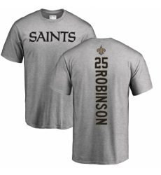 NFL Nike New Orleans Saints #25 Patrick Robinson Ash Backer T-Shirt