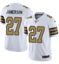 Youth Nike New Orleans Saints #27 Natrell Jamerson Limited White Rush Vapor Untouchable NFL Jersey