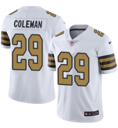 Youth Nike New Orleans Saints #29 Kurt Coleman Limited White Rush Vapor Untouchable NFL Jersey