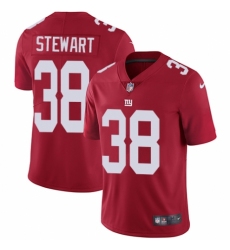 Men's Nike New York Giants #38 Jonathan Stewart Red Alternate Vapor Untouchable Limited Player NFL Jersey
