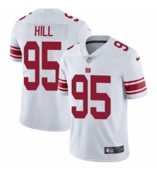 Youth Nike New York Giants #95 B.J. Hill White Vapor Untouchable Elite Player NFL Jersey
