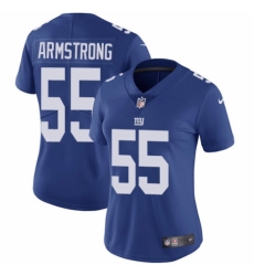 Women's Nike New York Giants #55 Ray-Ray Armstrong Royal Blue Team Color Vapor Untouchable Limited Player NFL Jersey