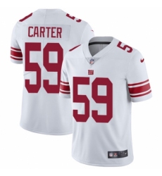 Youth Nike New York Giants #59 Lorenzo Carter White Vapor Untouchable Elite Player NFL Jersey