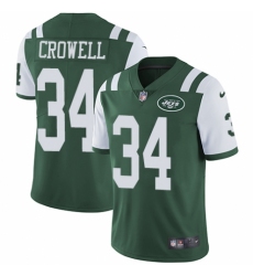 Youth Nike New York Jets #34 Isaiah Crowell Green Team Color Vapor Untouchable Limited Player NFL Jersey