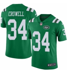 Youth Nike New York Jets #34 Isaiah Crowell Limited Green Rush Vapor Untouchable NFL Jersey