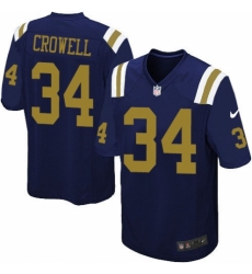 Youth Nike New York Jets #34 Isaiah Crowell Limited Navy Blue Alternate NFL Jersey