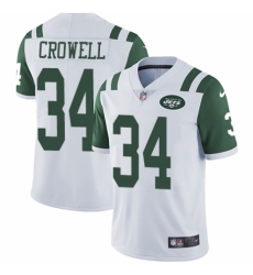 Youth Nike New York Jets #34 Isaiah Crowell White Vapor Untouchable Elite Player NFL Jersey