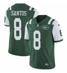Youth Nike New York Jets #8 Cairo Santos Green Team Color Vapor Untouchable Elite Player NFL Jersey
