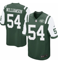 Men's Nike New York Jets #54 Avery Williamson Game Green Team Color NFL Jersey