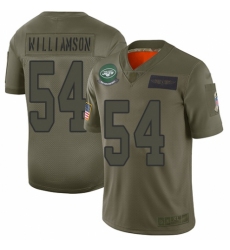 Women's New York Jets #54 Avery Williamson Limited Camo 2019 Salute to Service Football Jersey